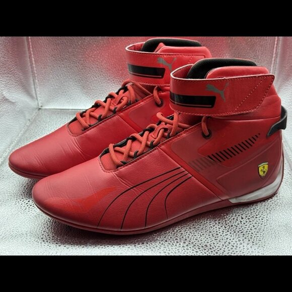 RARE 🚀 Sz 10.5 PUMA Scuderia Ferrari AEROCAT Mid Drift Cat SHOES 306856 02 Men - Picture 5 of 15